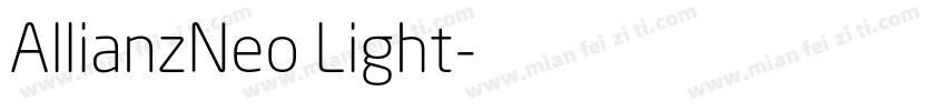 AllianzNeo Light字体转换